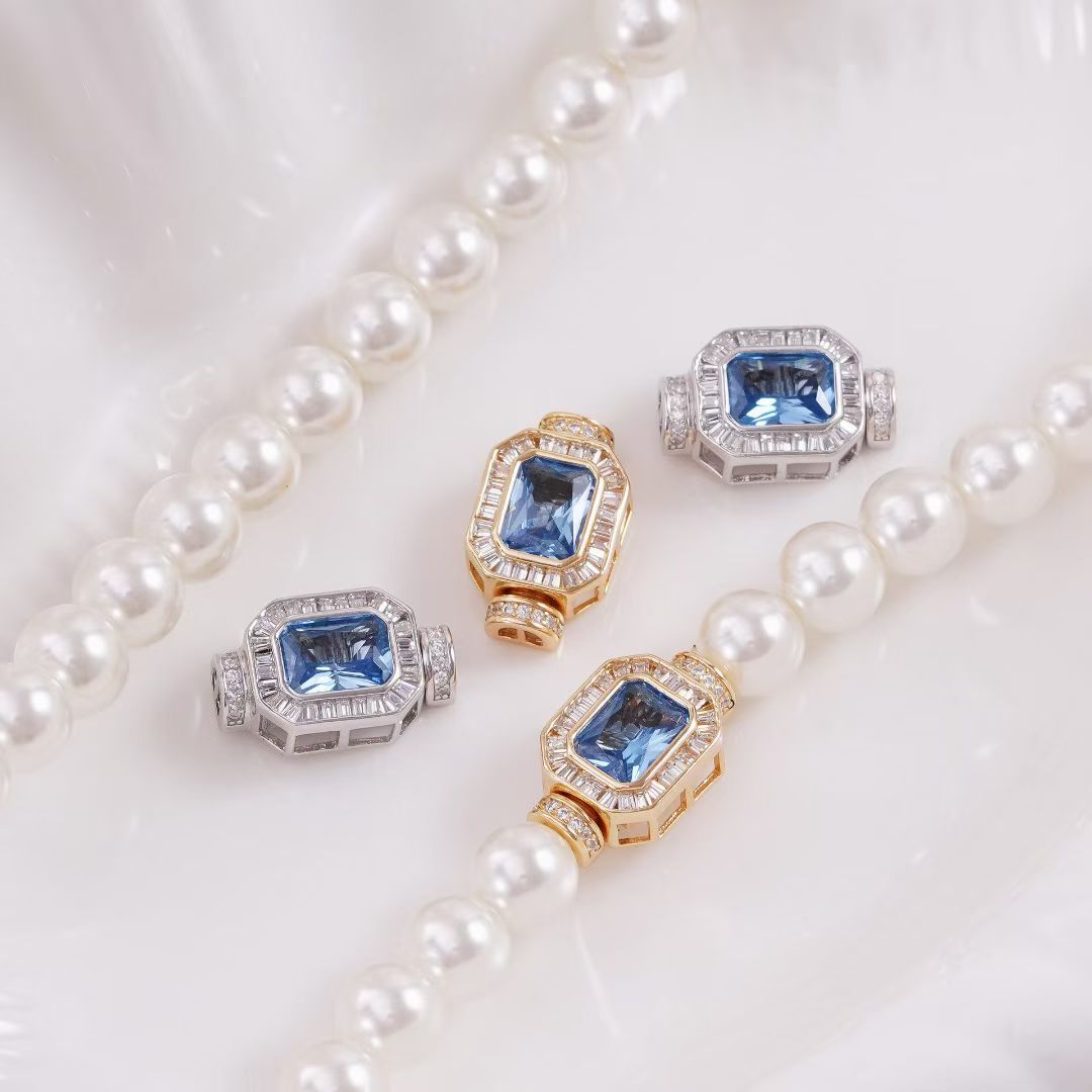 Silver Bead Clasps For Pearl Necklace - S925 Sterling Silver Necklace Pendant Clasps