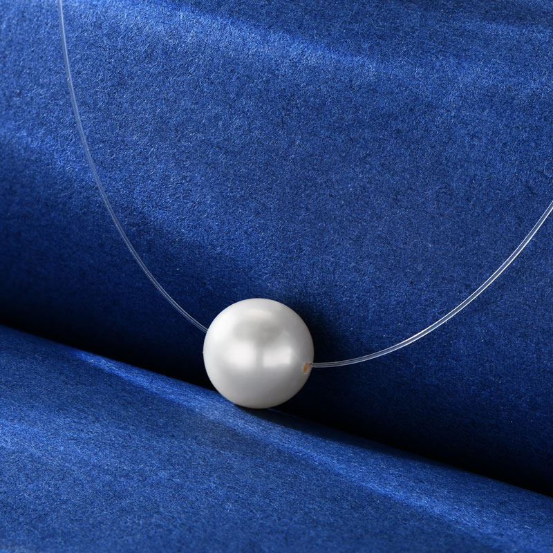 Freshwater Cultured Pearl Necklace 8-9Mm - Cultured 8-9mm Natural Freshwater Pearl Pendent