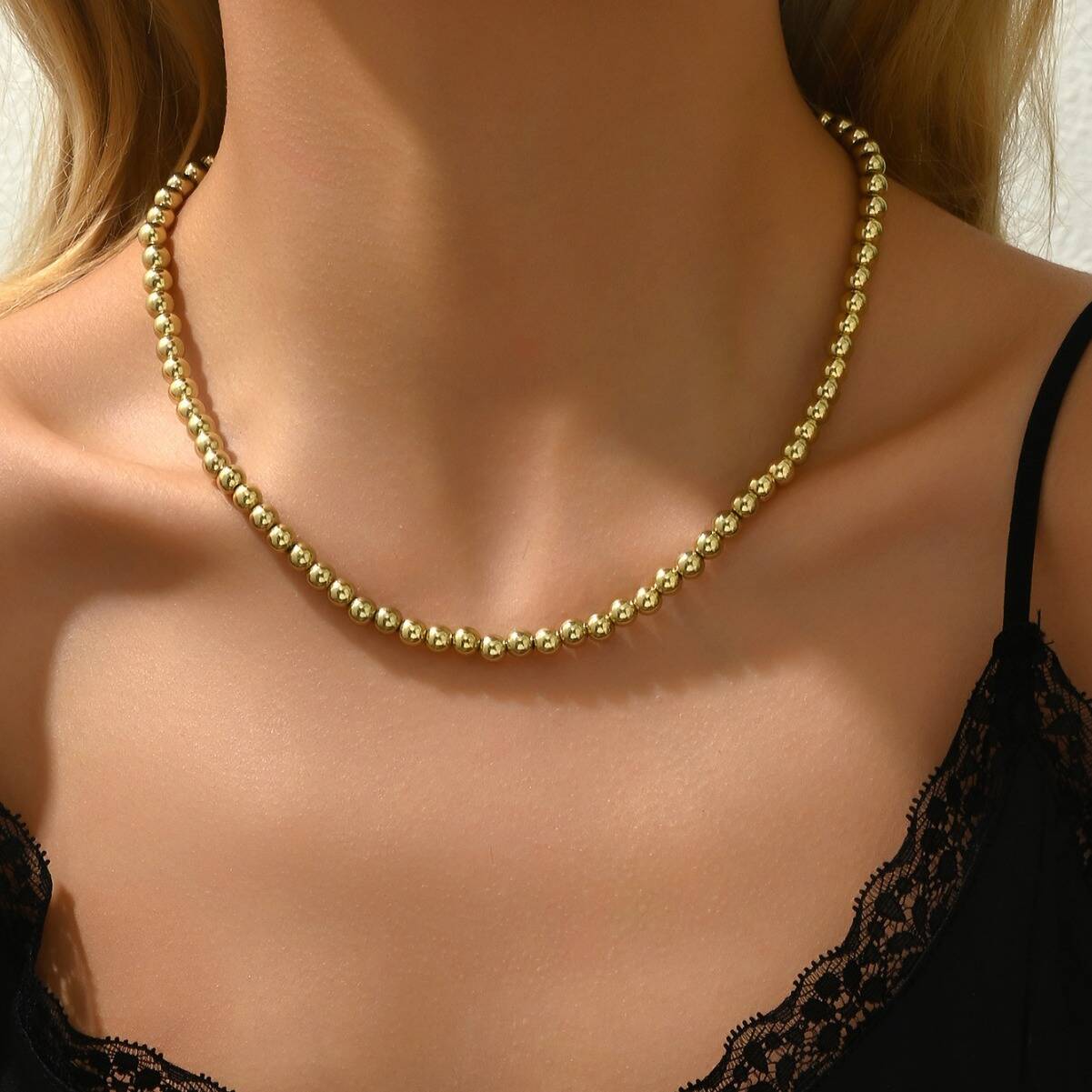 MHS.SUN Luxury 4/6/8/10MM Pear - огляд і ціна Baroque Pearl Pendant Necklace Gold