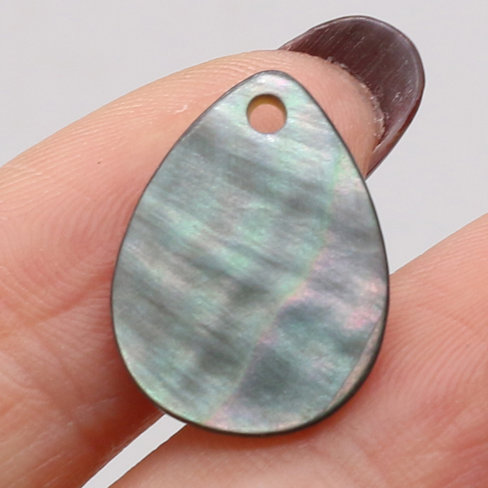 10Pcs Natural Black Shell Pend - огляд і ціна Mother Of Pearl Shell Pendant Necklace