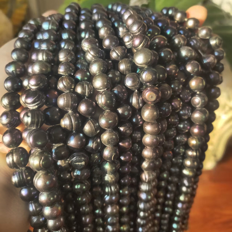 Wholesale 16 inches 10-11mm Bl - огляд і ціна Natural Freshwater Pearl Strand Loose Beads
