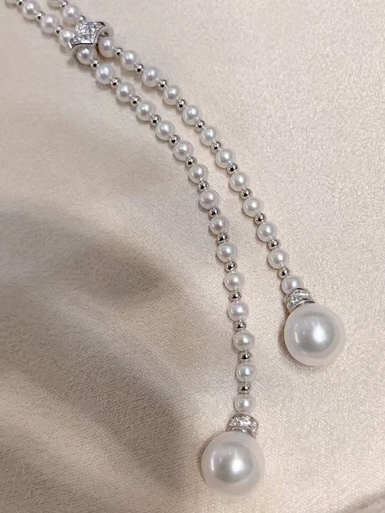 Designer Sweater Chain 60cm Lo - огляд і ціна Silver Bead Clasps For Pearl Necklace