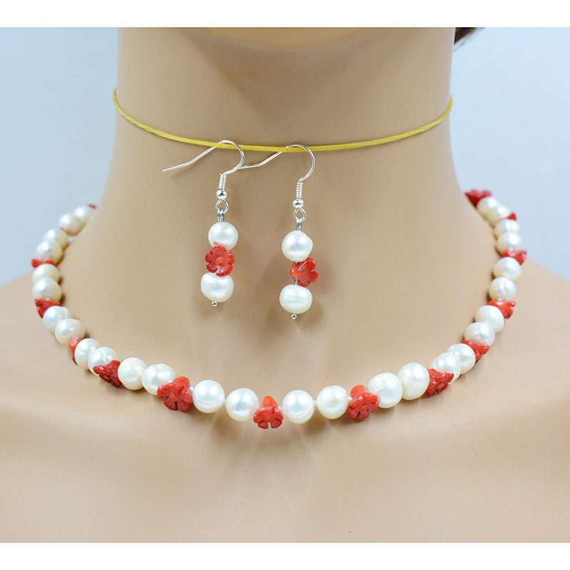 8-9MM natural white freshwater - огляд і ціна Freshwater Cultured Pearl Necklace 8-9Mm