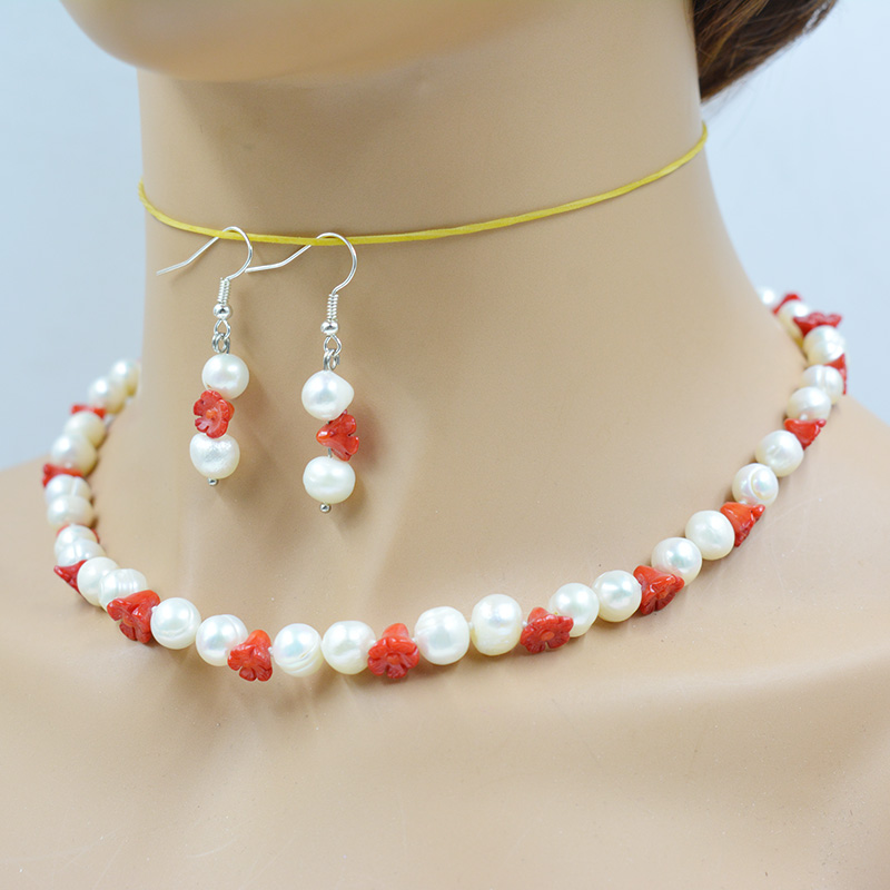 8-9MM natural white freshwater - огляд і ціна Freshwater Cultured Pearl Necklace 8-9Mm