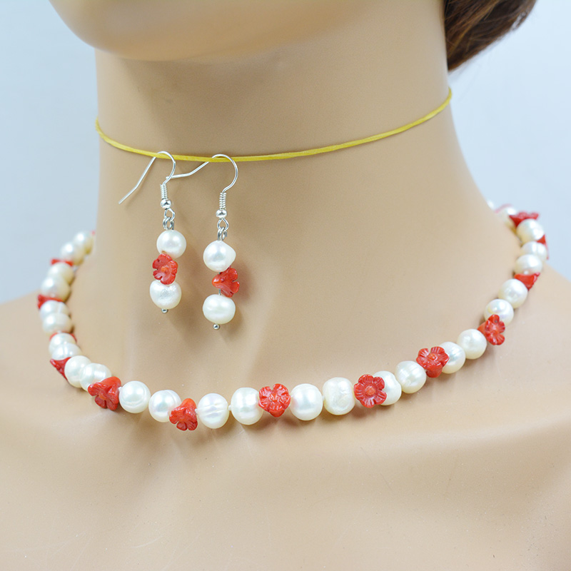 8-9MM natural white freshwater - огляд і ціна Freshwater Cultured Pearl Necklace 8-9Mm