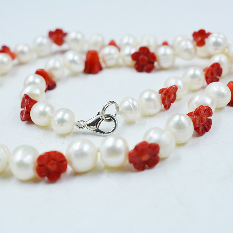 8-9MM natural white freshwater - огляд і ціна Freshwater Cultured Pearl Necklace 8-9Mm