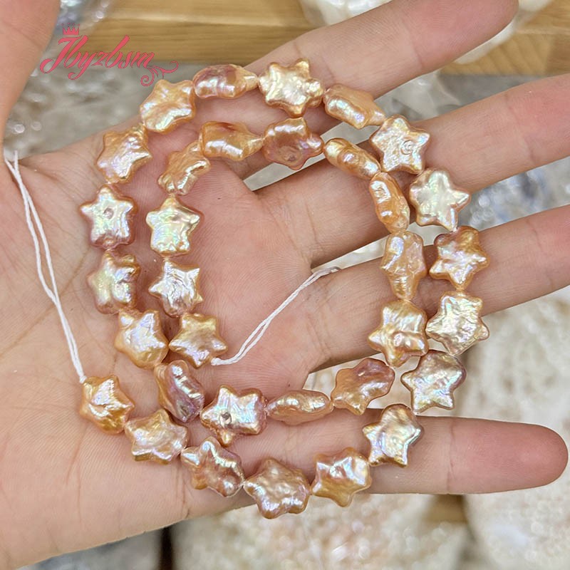 10-12mm Natural Freshwater Pea - огляд і ціна Natural Freshwater Pearl Strand Loose Beads