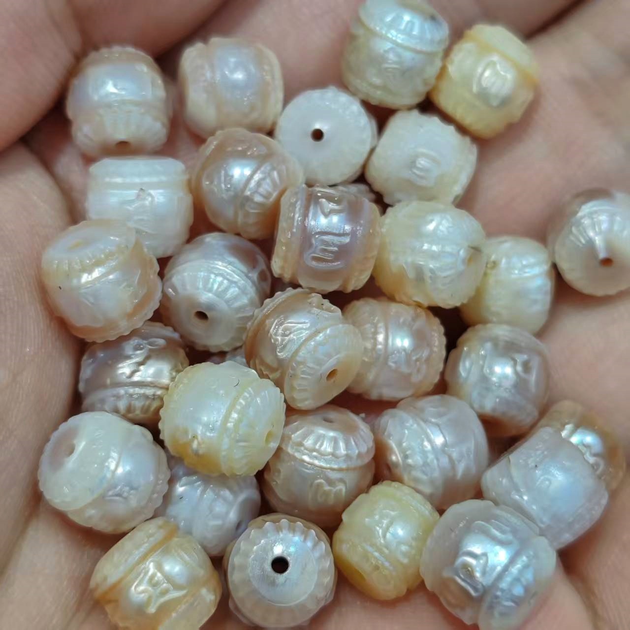 5 pcs Natural cultured pearl c - огляд і ціна Freshwater Cultured Pearl Necklace 8-9Mm