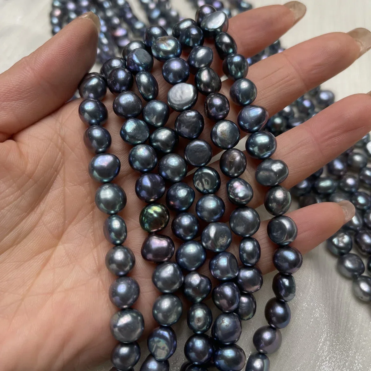 4A Premium 10-11mm White round - огляд і ціна Natural Freshwater Pearl Strand Loose Beads