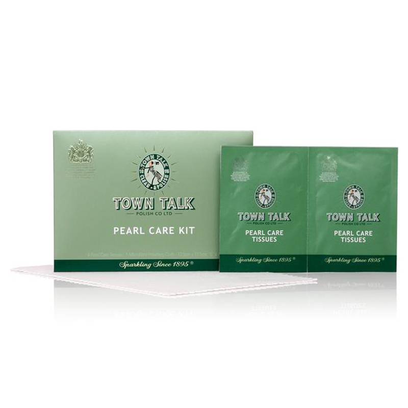 Town Talk Pearl Jewelry Care W - огляд і ціна Pearl Luster Cleaning Cloth Care Kit