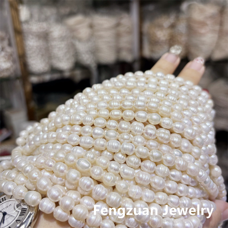 AA Medium Quality Natural Fres - огляд і ціна Natural Freshwater Pearl Strand Loose Beads