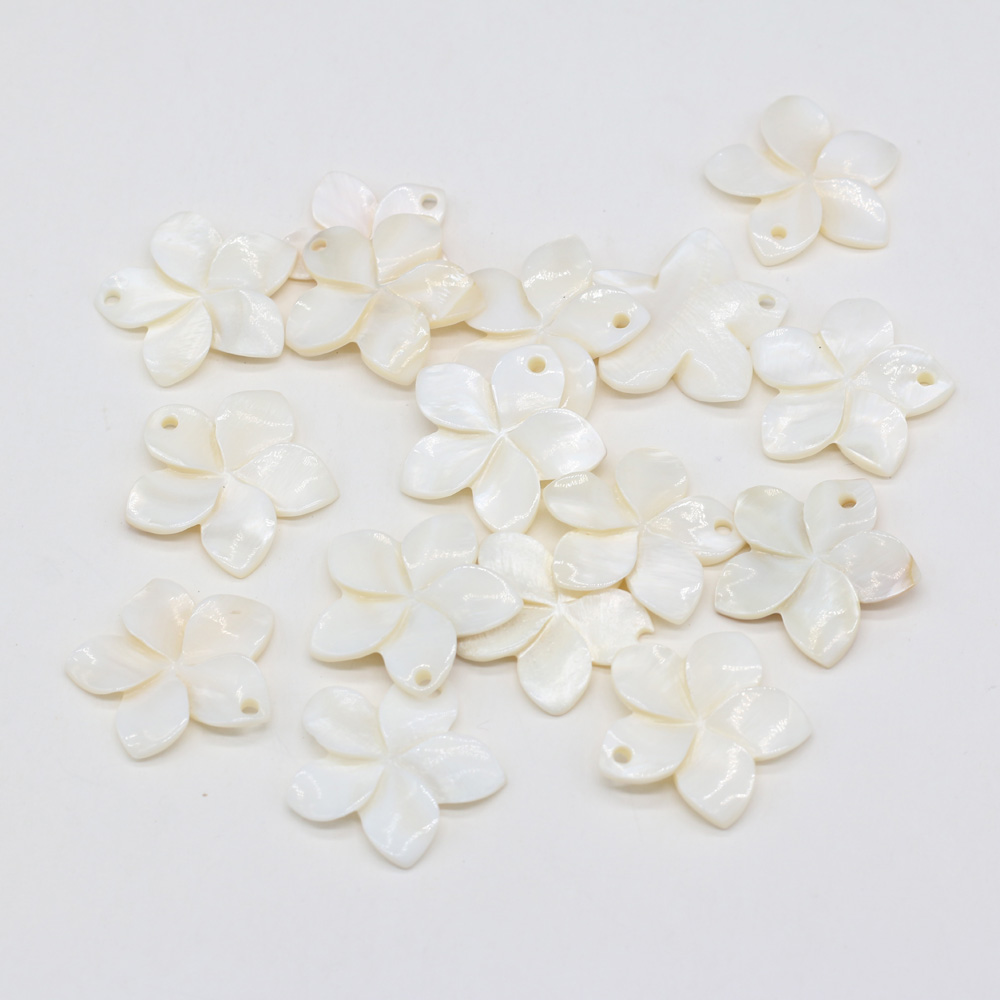 5pcs Natural Flower White Flow - огляд і ціна Mother Of Pearl Shell Pendant Necklace