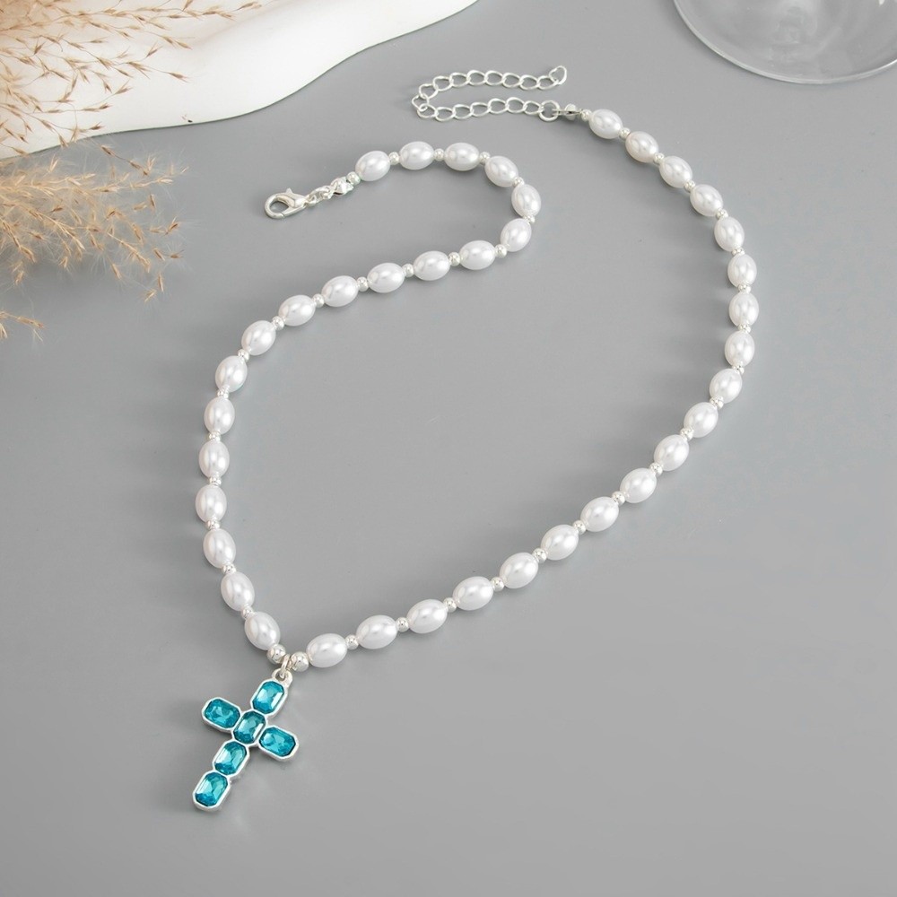 Fashion Cross Pendant Pendant  - огляд і ціна Silver Bead Clasps For Pearl Necklace