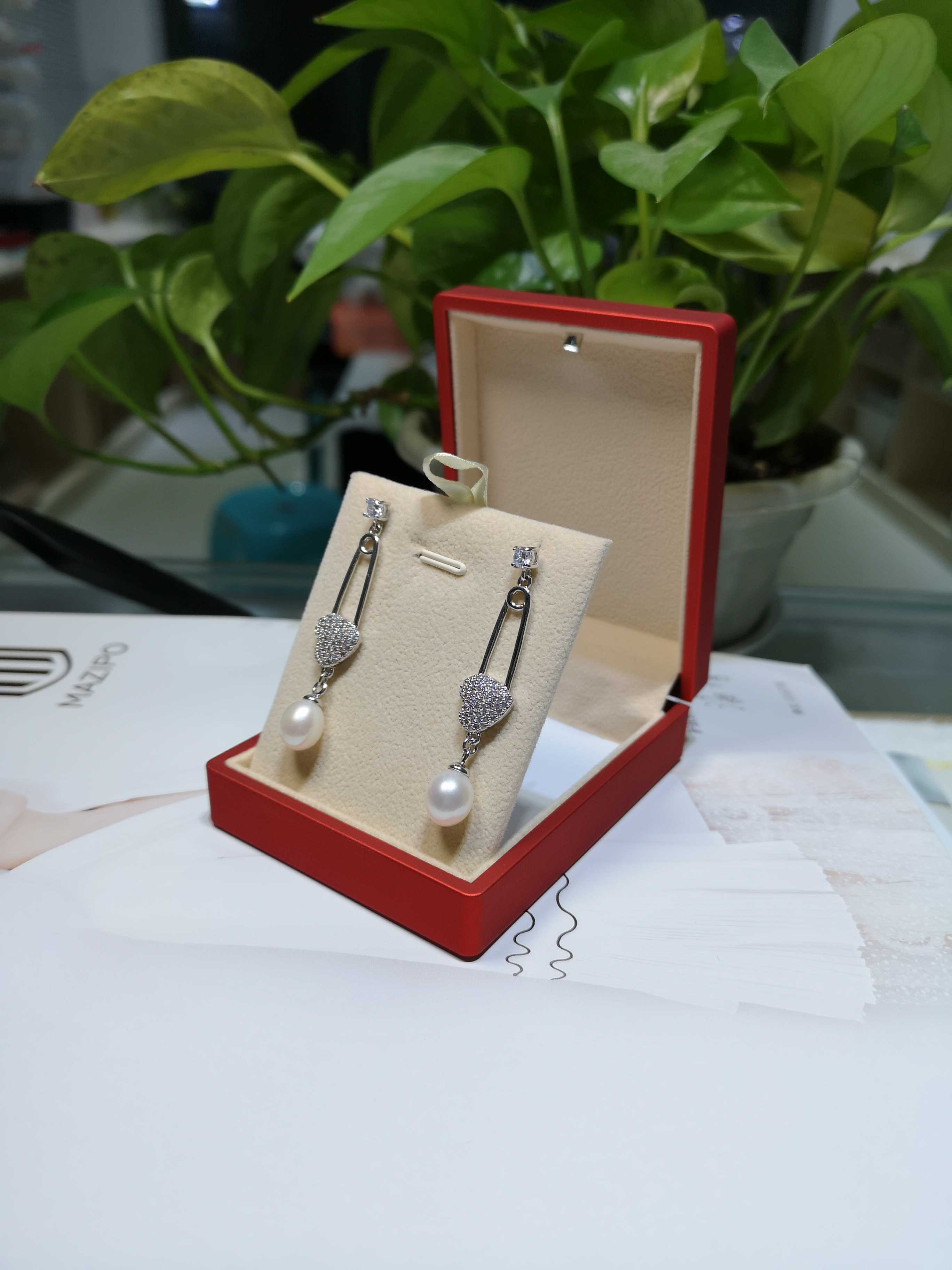 Natural Pearl Earrings, Love E - огляд і ціна Akoya Pearl Stud Earrings Sterling Silver