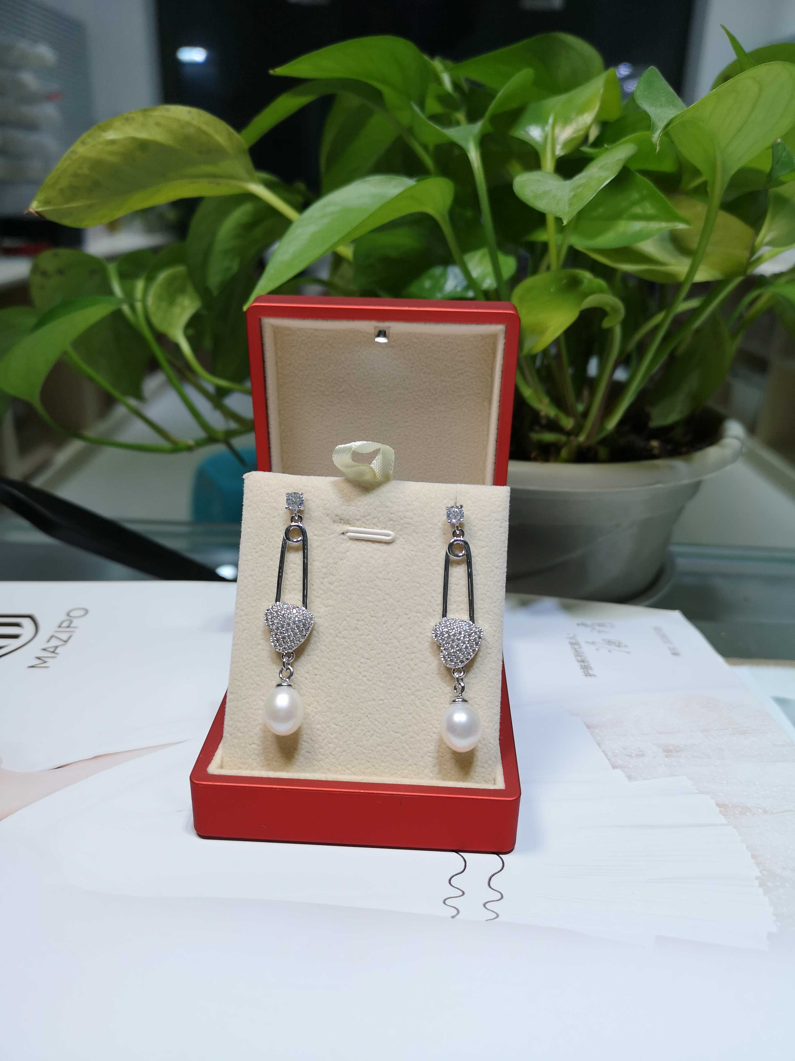 Natural Pearl Earrings, Love E - огляд і ціна Akoya Pearl Stud Earrings Sterling Silver