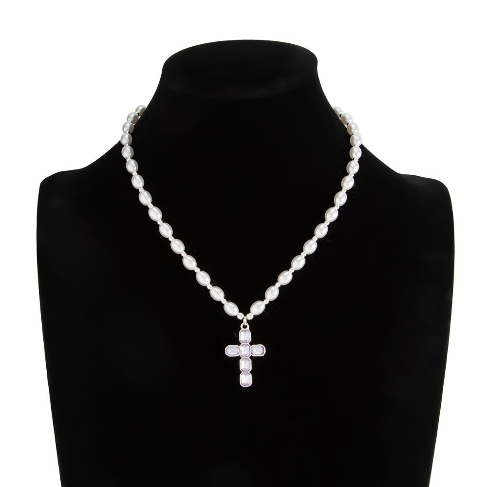 Fashion Cross Pendant Pendant  - огляд і ціна Silver Bead Clasps For Pearl Necklace