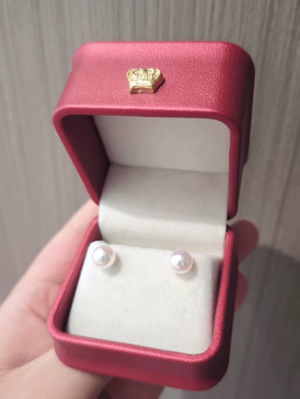 Natural white akoyaAAAA8-9mm p - огляд і ціна Akoya Pearl Stud Earrings Sterling Silver