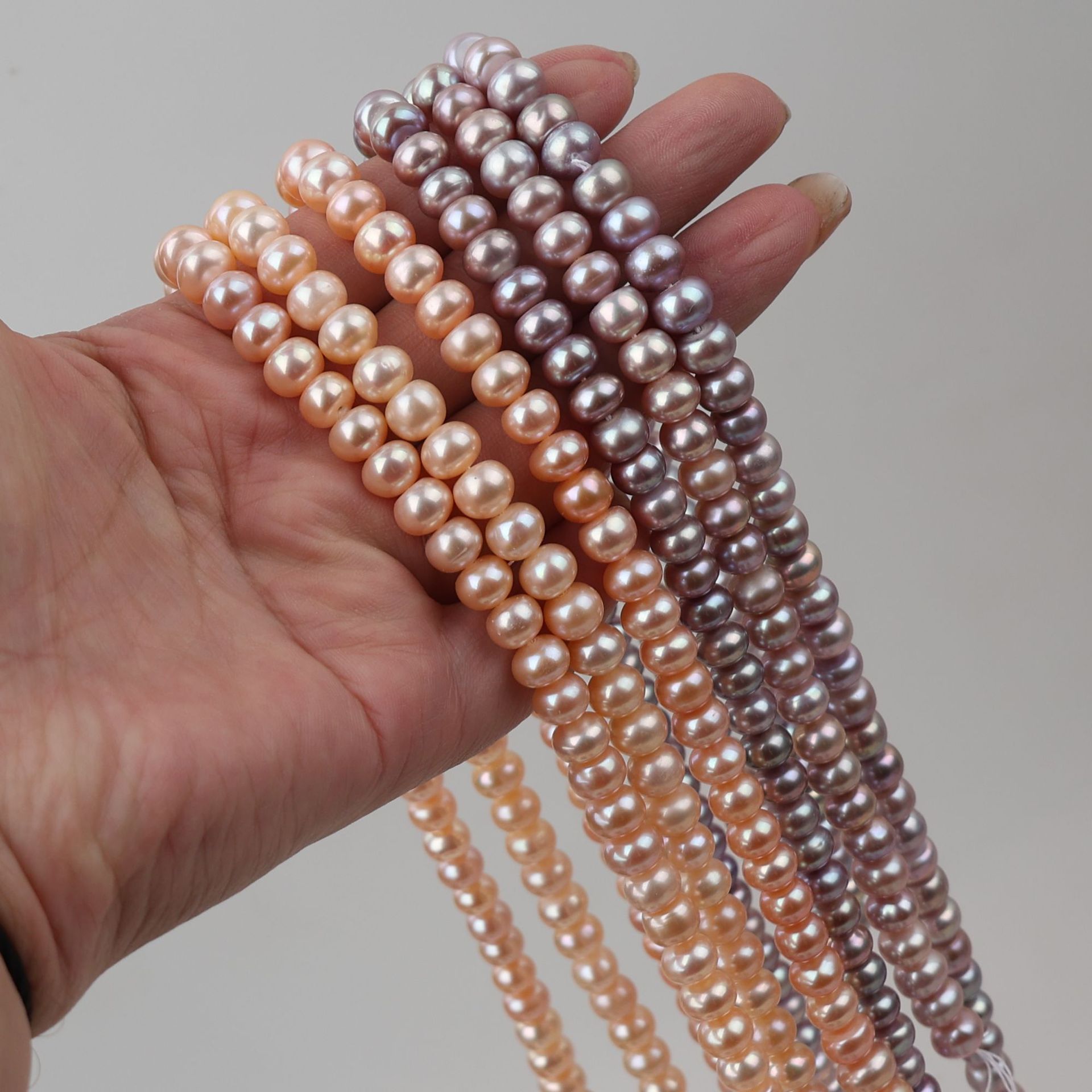 Multi Color Bright Cultured Fr - огляд і ціна Freshwater Cultured Pearl Necklace 8-9Mm