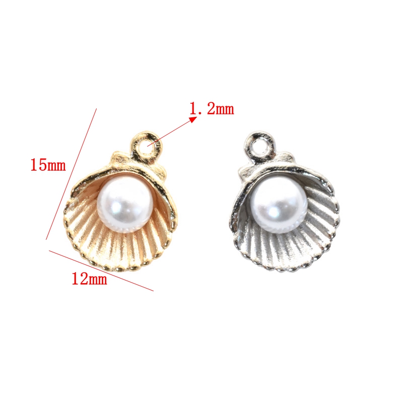 10pcs Mixed Color Fashion Imit - огляд і ціна Mother Of Pearl Shell Pendant Necklace