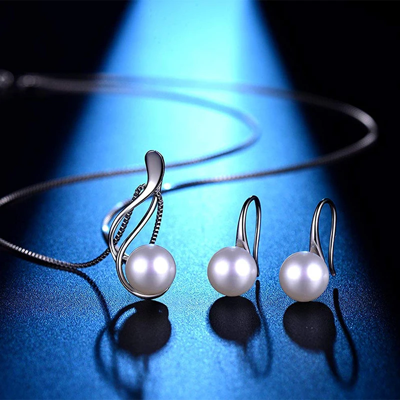 Dainashi Elegant 925 Sterling  - огляд і ціна Freshwater Cultured Pearl Necklace 8-9Mm