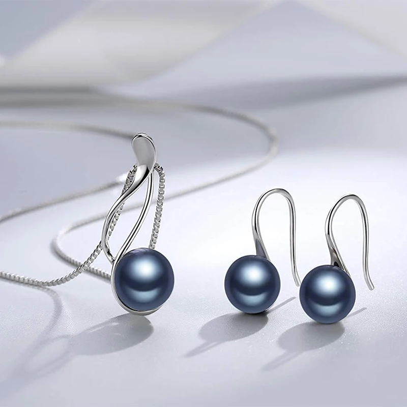 Dainashi Elegant 925 Sterling  - огляд і ціна Freshwater Cultured Pearl Necklace 8-9Mm