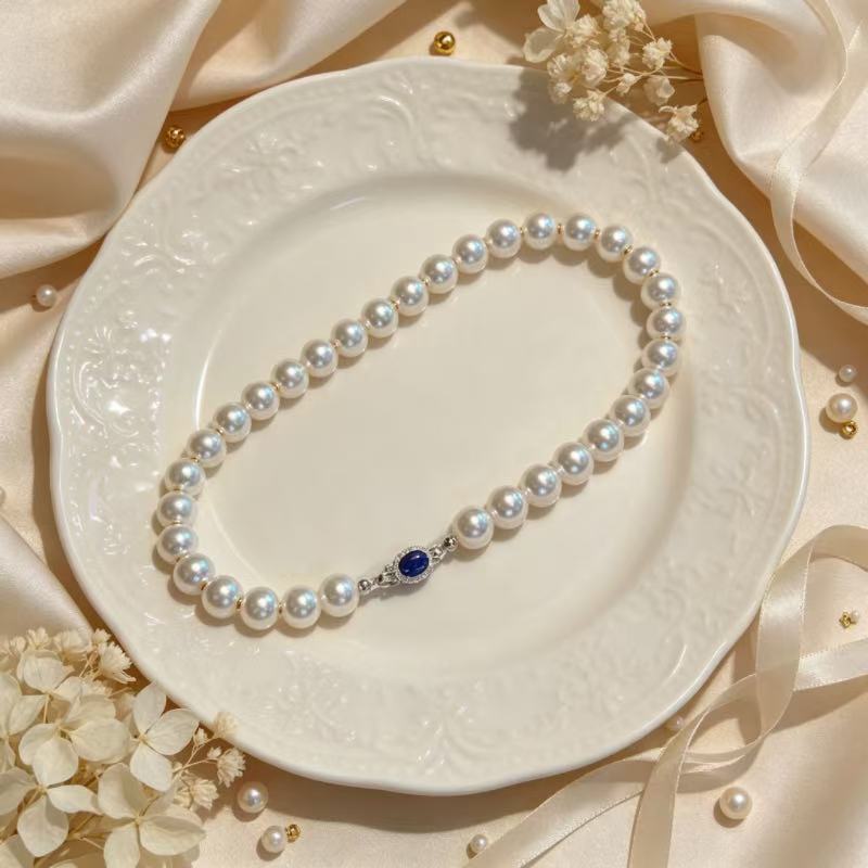 Women Freshwater Cultured Pear - огляд і ціна Silver Bead Clasps For Pearl Necklace