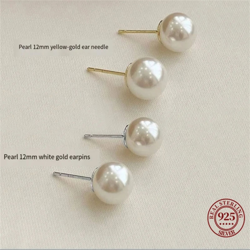 SOMILIA 925 Sterling Silver Fr - огляд і ціна Akoya Pearl Stud Earrings Sterling Silver