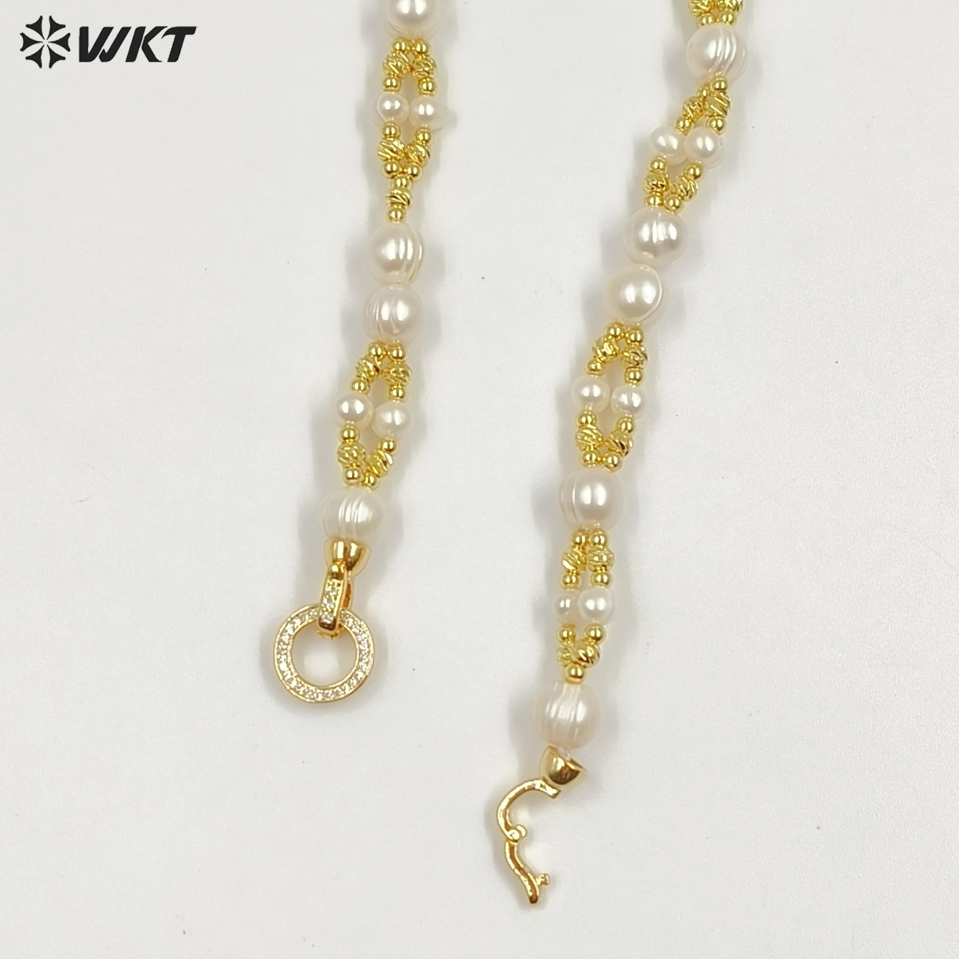 WT-JN376 WKT Versatile Advance - огляд і ціна Baroque Pearl Pendant Necklace Gold