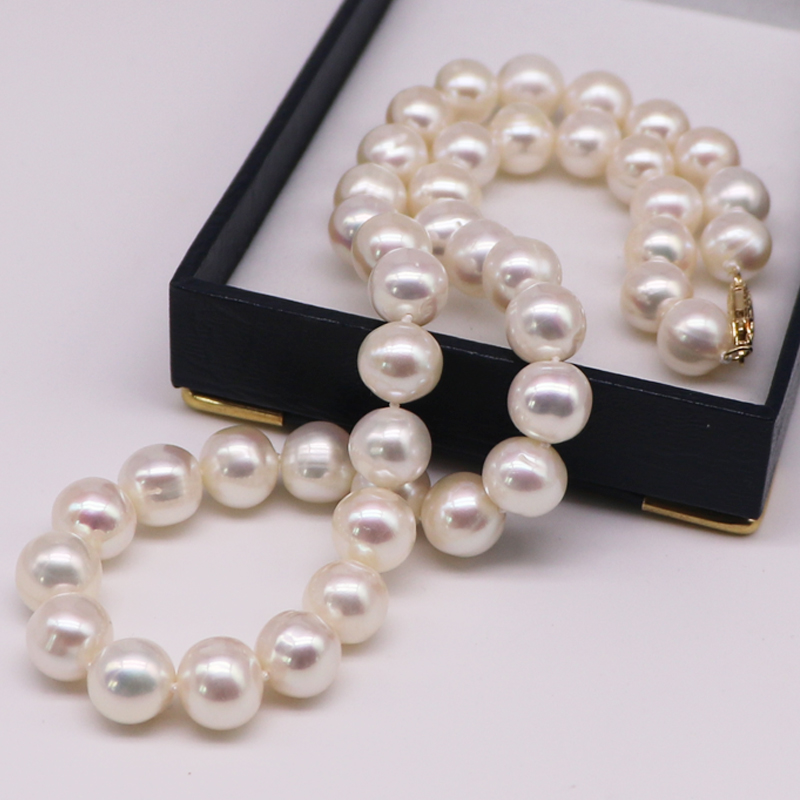 HOOZZ.P 8-9mm White Natural Fr - огляд і ціна Freshwater Cultured Pearl Necklace 8-9Mm