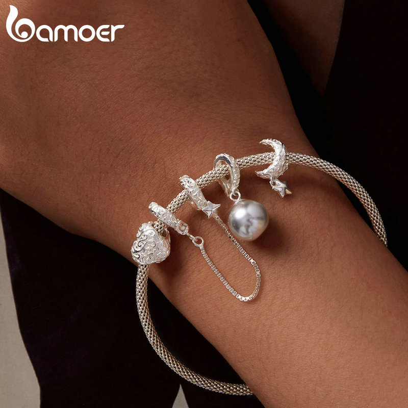 Bamoer 925 Sterling Silver Moo - огляд і ціна Mother Of Pearl Shell Pendant Necklace