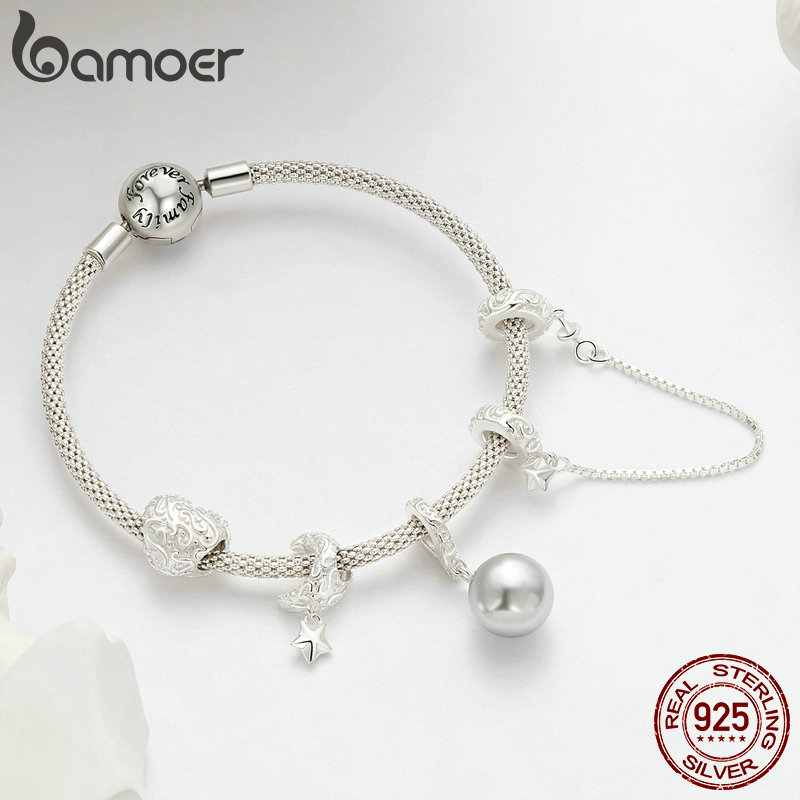 Bamoer 925 Sterling Silver Moo - огляд і ціна Mother Of Pearl Shell Pendant Necklace