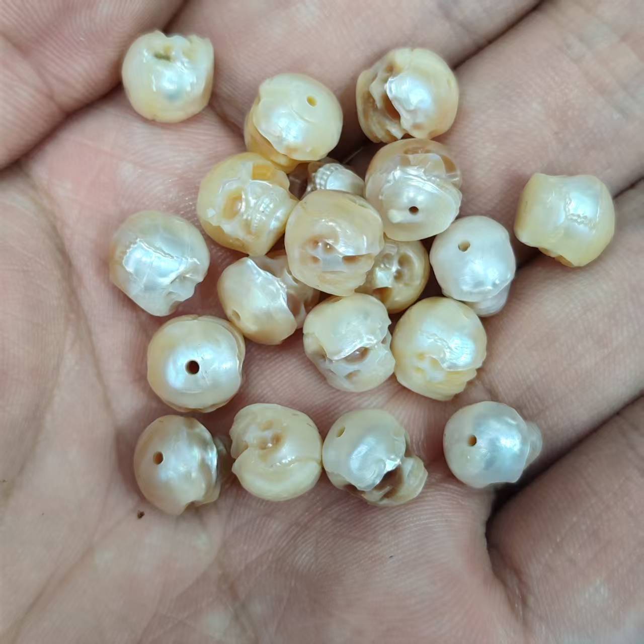 5 pcs Natural cultured pearl c - огляд і ціна Freshwater Cultured Pearl Necklace 8-9Mm