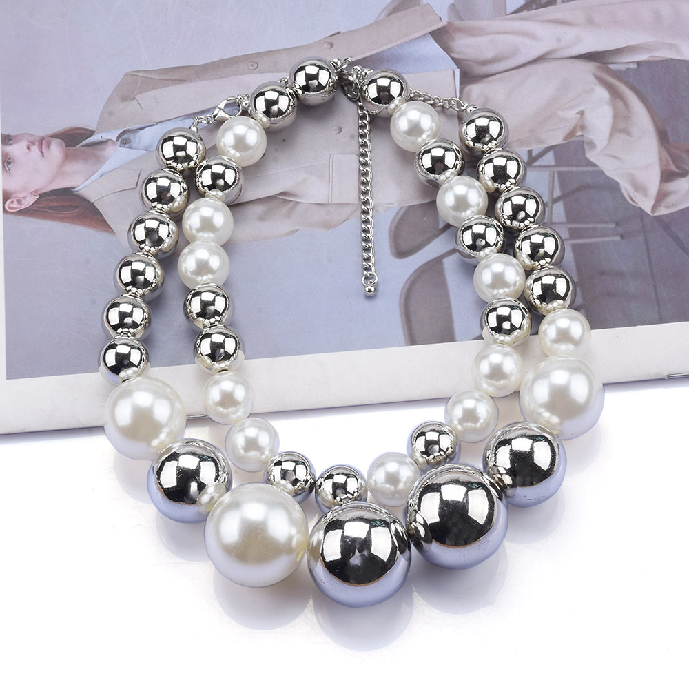 2026 New Fashion Double Layer  - огляд і ціна Silver Bead Clasps For Pearl Necklace