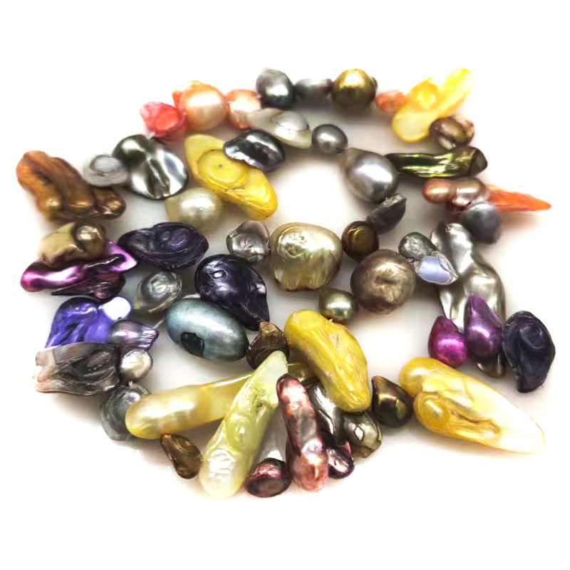 16 inches 11-13mm Multicolor N - огляд і ціна Natural Freshwater Pearl Strand Loose Beads