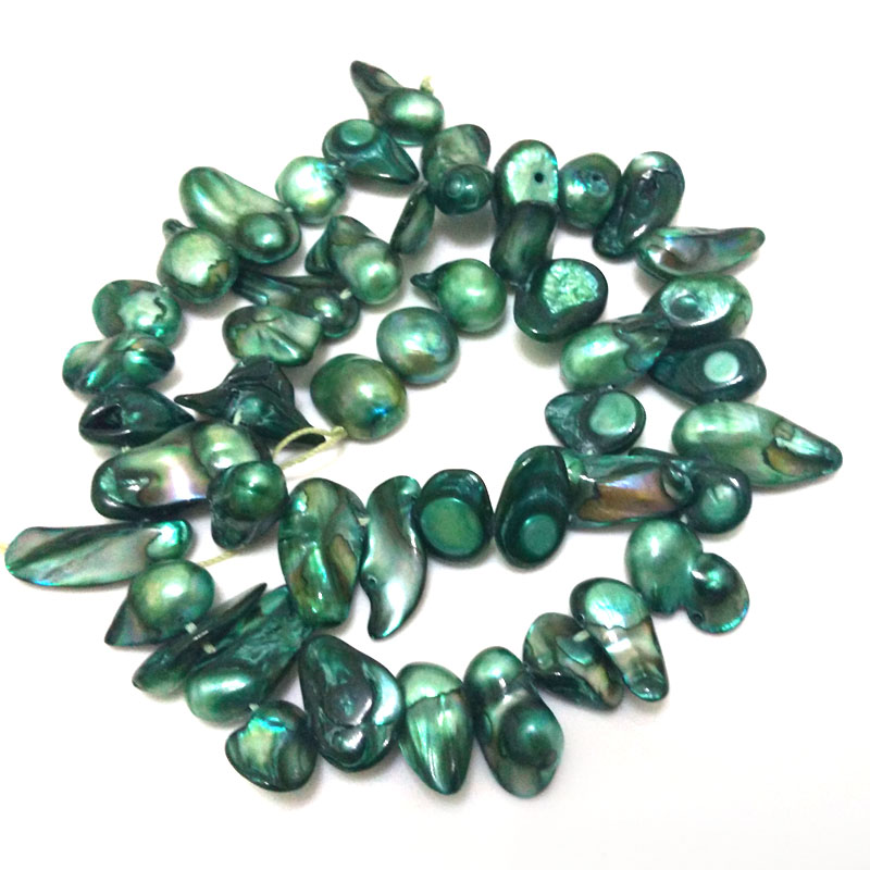 16 inches 11-13mm Multicolor N - огляд і ціна Natural Freshwater Pearl Strand Loose Beads