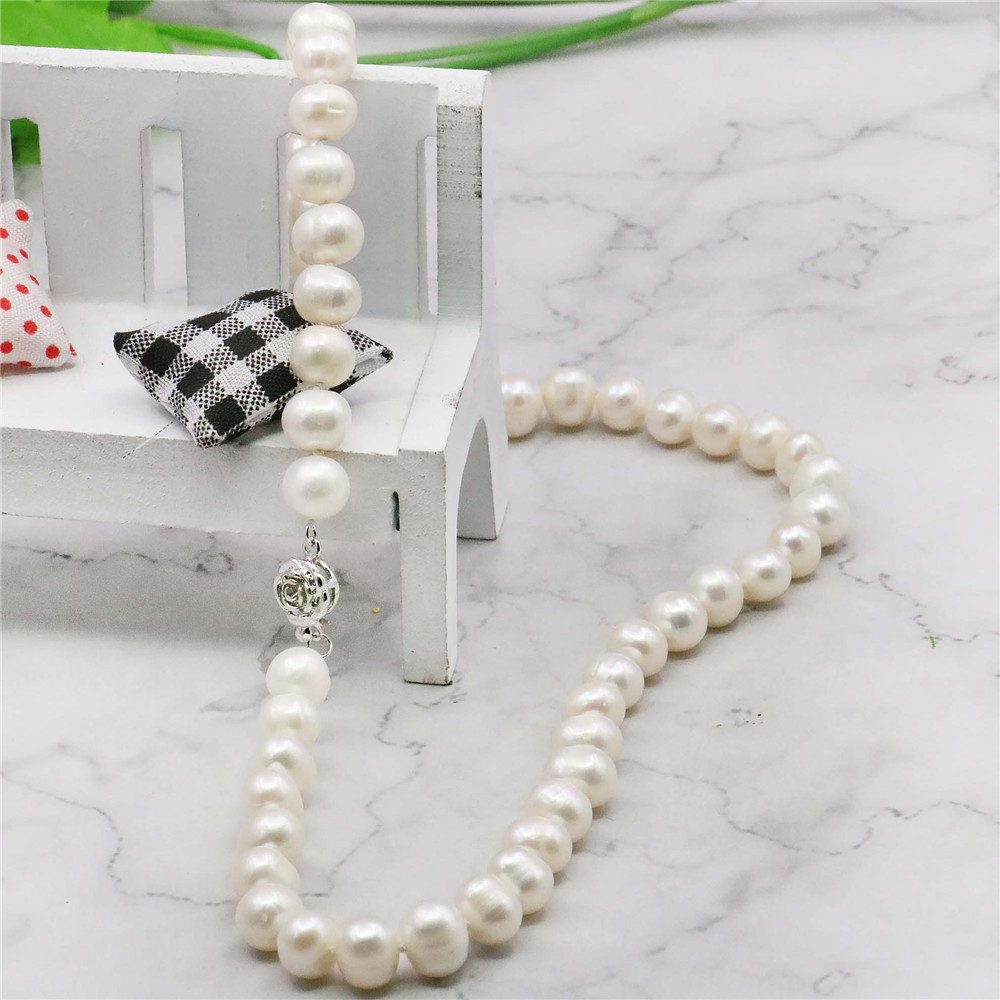 Charming! 8-9mm White Akoya Cu - огляд і ціна Freshwater Cultured Pearl Necklace 8-9Mm