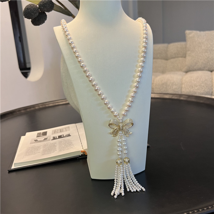 31'' 8-9mm White Fresh water c - огляд і ціна Freshwater Cultured Pearl Necklace 8-9Mm