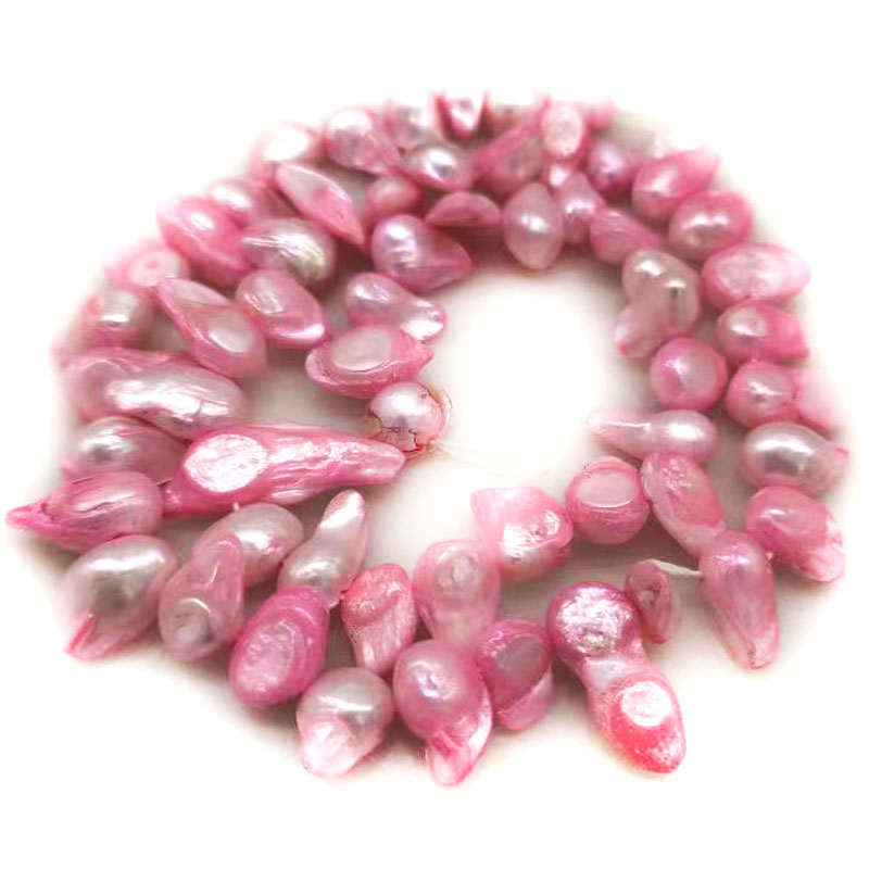 16 inches 11-13mm Red Natural  - огляд і ціна Natural Freshwater Pearl Strand Loose Beads