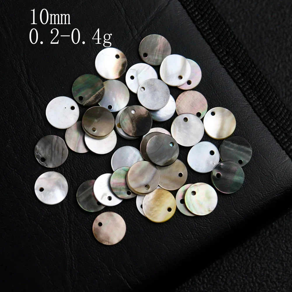 2PC 10--60mm Natural Polishing - огляд і ціна Mother Of Pearl Shell Pendant Necklace