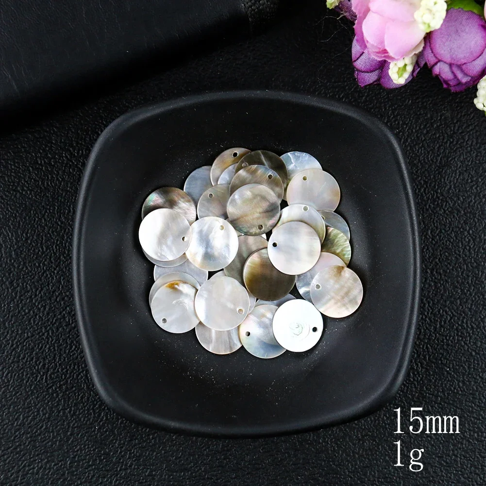 2PC 10--60mm Natural Polishing - огляд і ціна Mother Of Pearl Shell Pendant Necklace