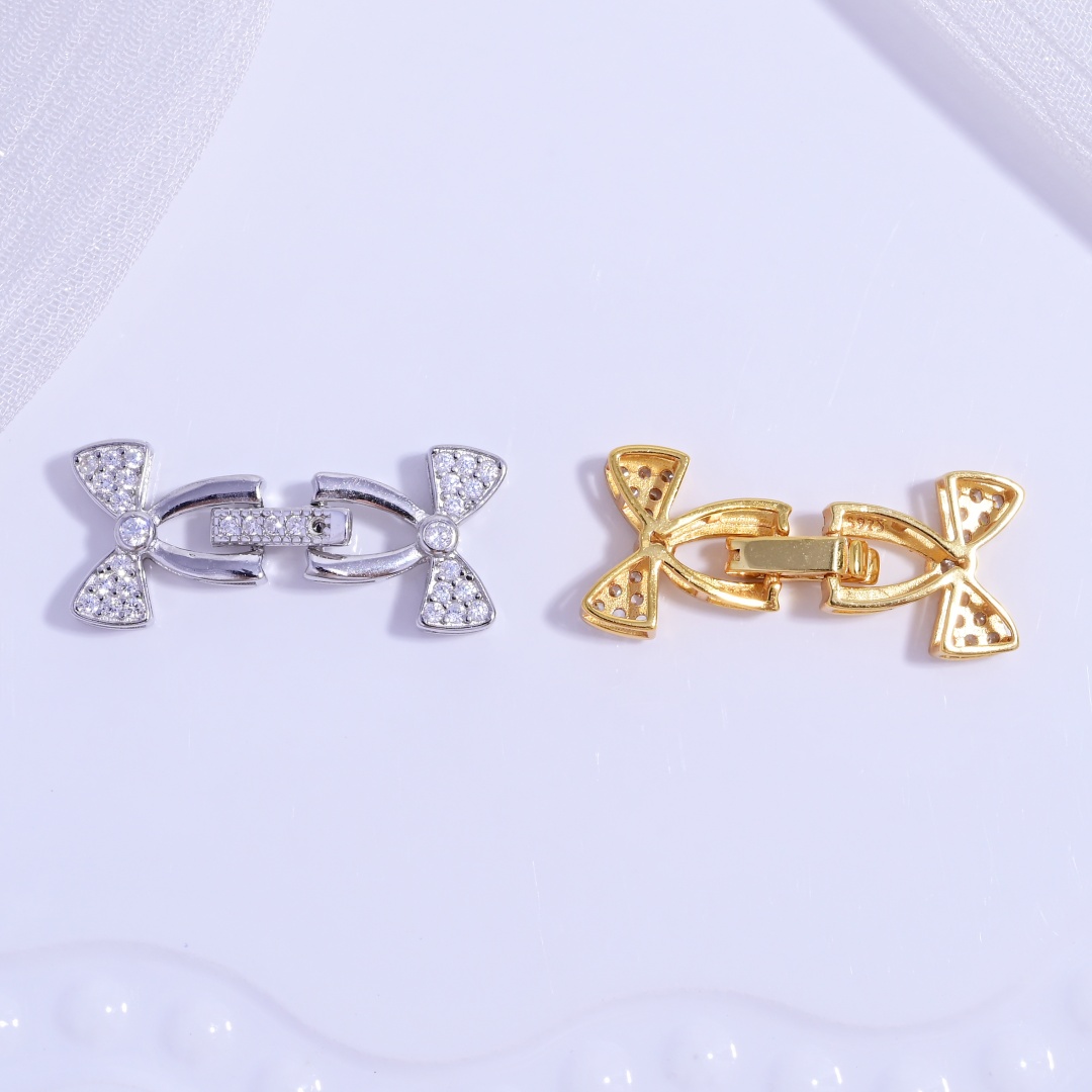 S925 Sterling Silver Multi - r - огляд і ціна Silver Bead Clasps For Pearl Necklace