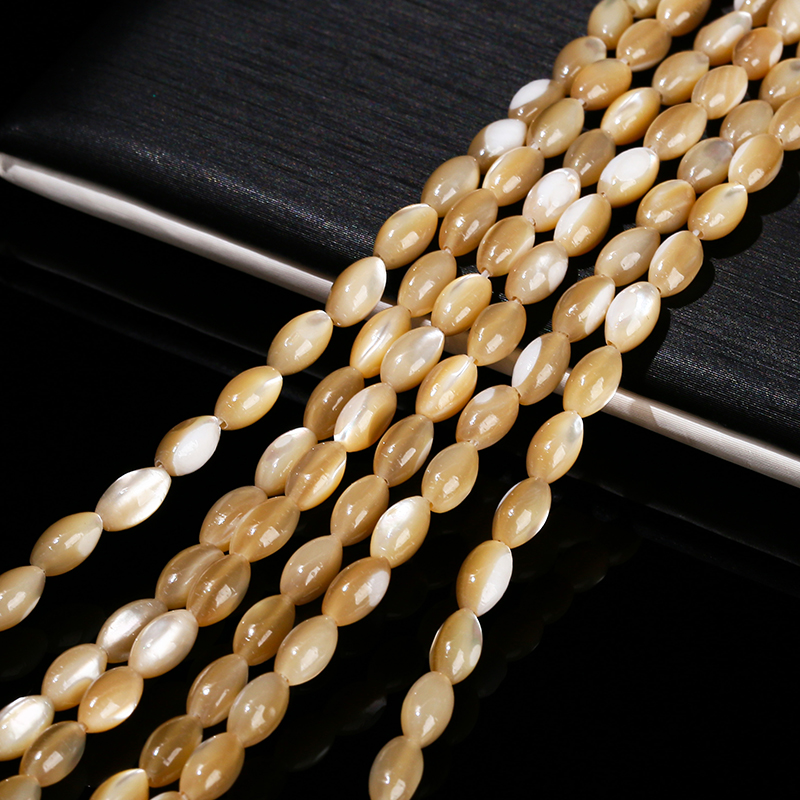 7*4mm Natural White Shell Rice - огляд і ціна Mother Of Pearl Shell Pendant Necklace