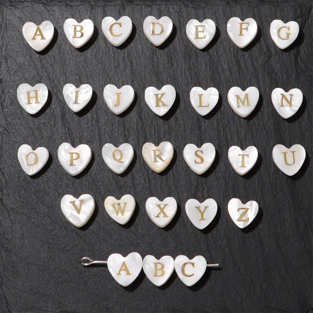 Love Heart Natural Shell Beads - огляд і ціна Mother Of Pearl Shell Pendant Necklace