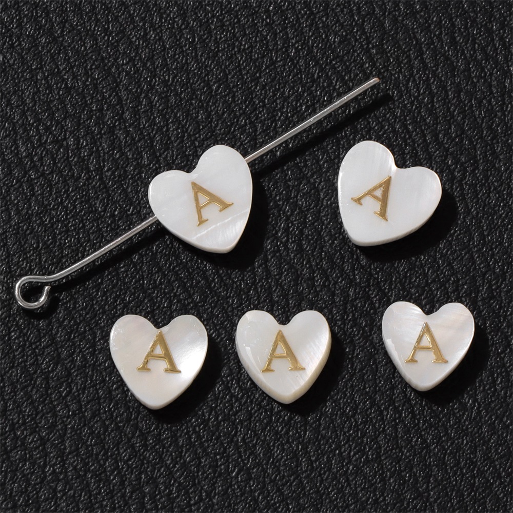 Love Heart Natural Shell Beads - огляд і ціна Mother Of Pearl Shell Pendant Necklace